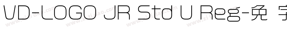 VD-LOGO JR Std U Reg字体转换